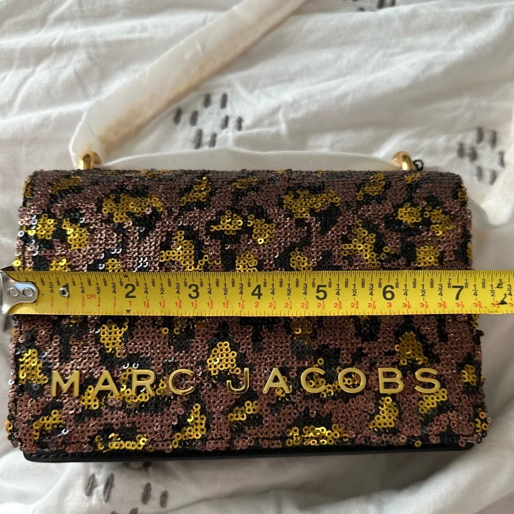 Marc Jacobs Sequin Leopard Print Bag NWT